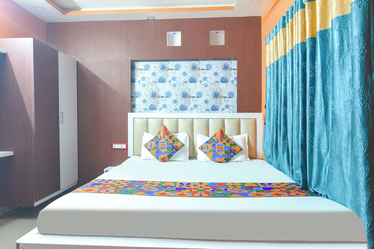 Phòng Deluxe | Bộ trải giường bằng vải cotton Ai Cập, bộ đồ giường cao cấp 