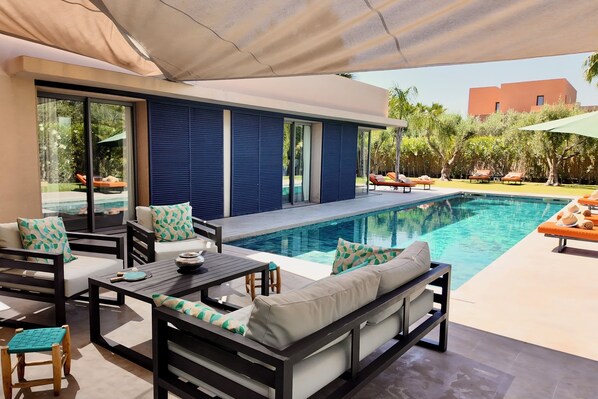 Pool - Villa Loulou, heated pool and breakfast included (Marrakech)
