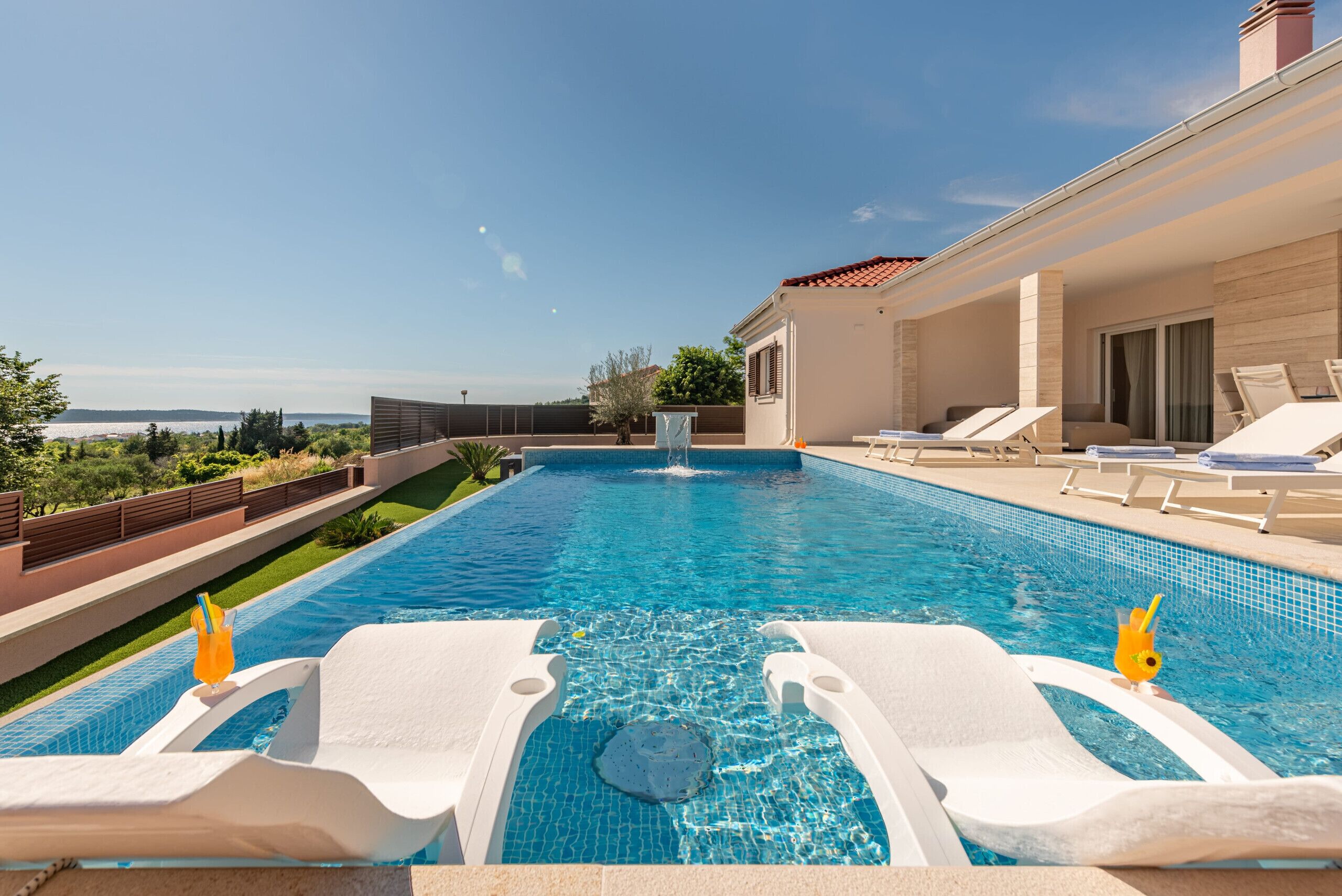 Piscine chauffée