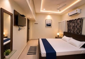 Deluxe-Doppelzimmer | Verdunkelungsvorhänge, kostenloses WLAN
