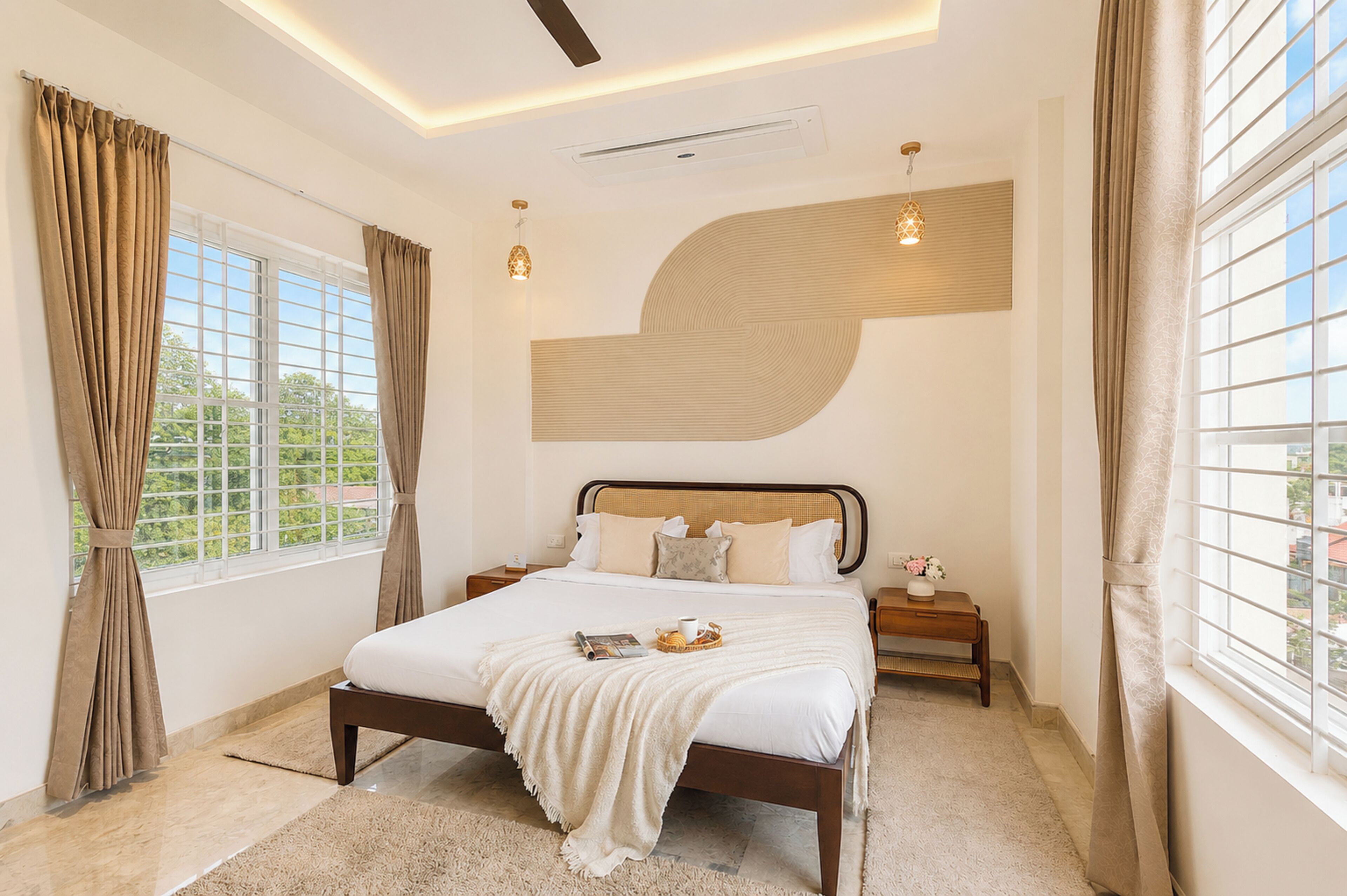 Deluxe-Apartment, Stadtblick | Bügeleisen/Bügelbrett, kostenloses WLAN