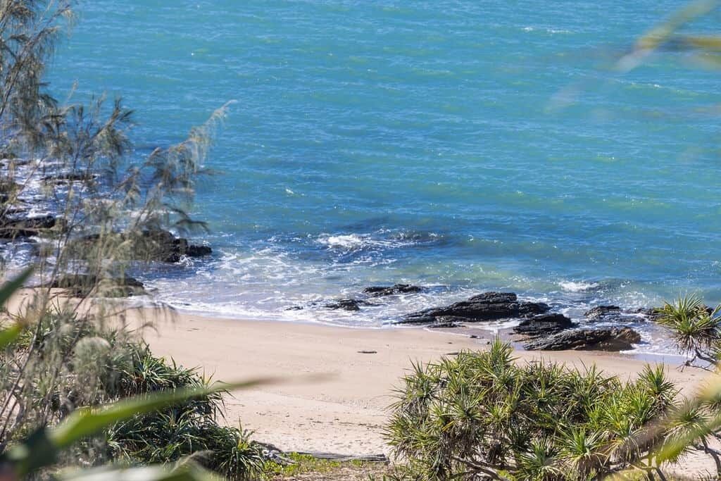 On the beach, sun loungers, beach towels