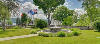 Walk to Schroon Lake! Studio w/ Shared Fire Pit