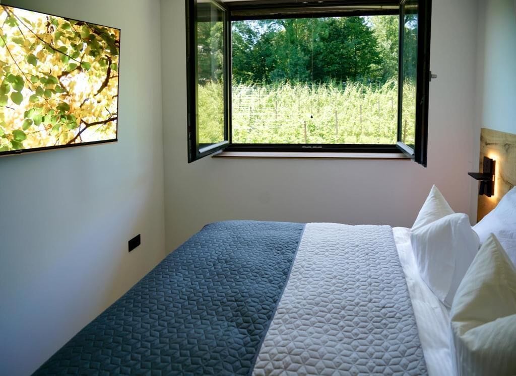Deluxe-Doppelzimmer | Blick aufs Weingut