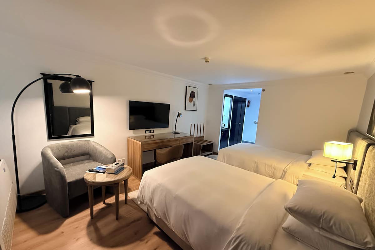 Business Room, 2 Katil Bujang (Single) | Cadar kapas Mesir, peralatan tempat tidur premium, tilam berlapik 