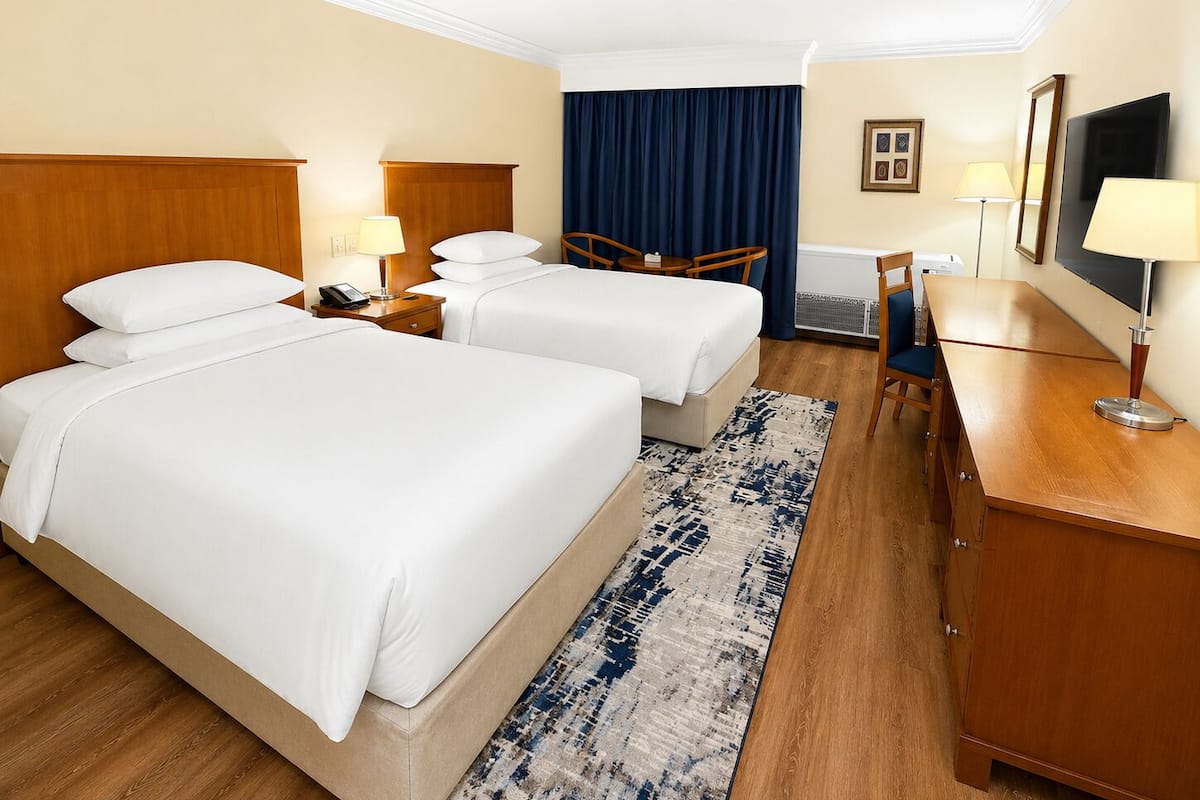 Standard Twin Room, 2 Katil Bujang (Single) | Cadar kapas Mesir, peralatan tempat tidur premium, tilam berlapik 