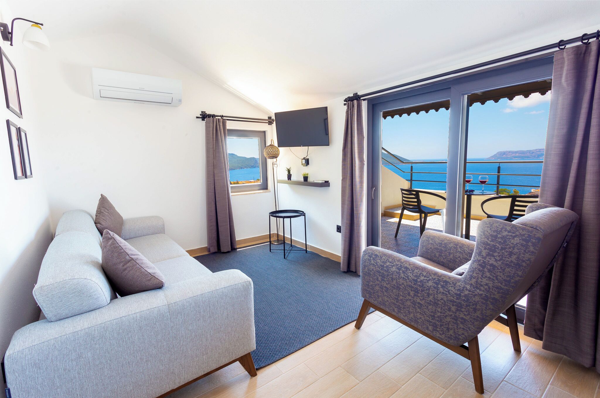 Honeymoon-Penthouse, Meerblick | Wohnbereich