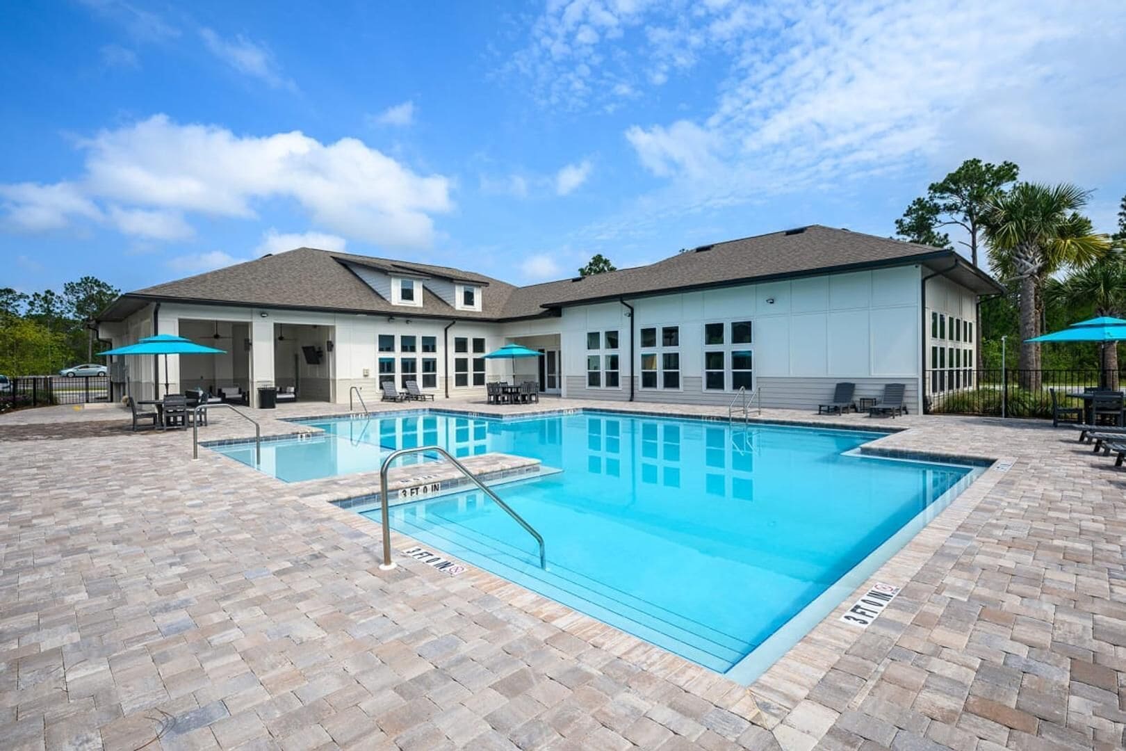 Seasonal outdoor pool