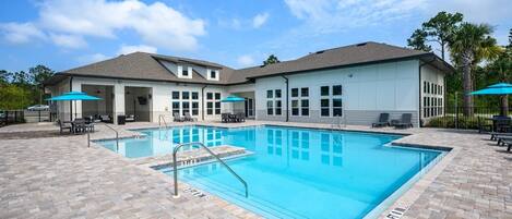 Seasonal outdoor pool