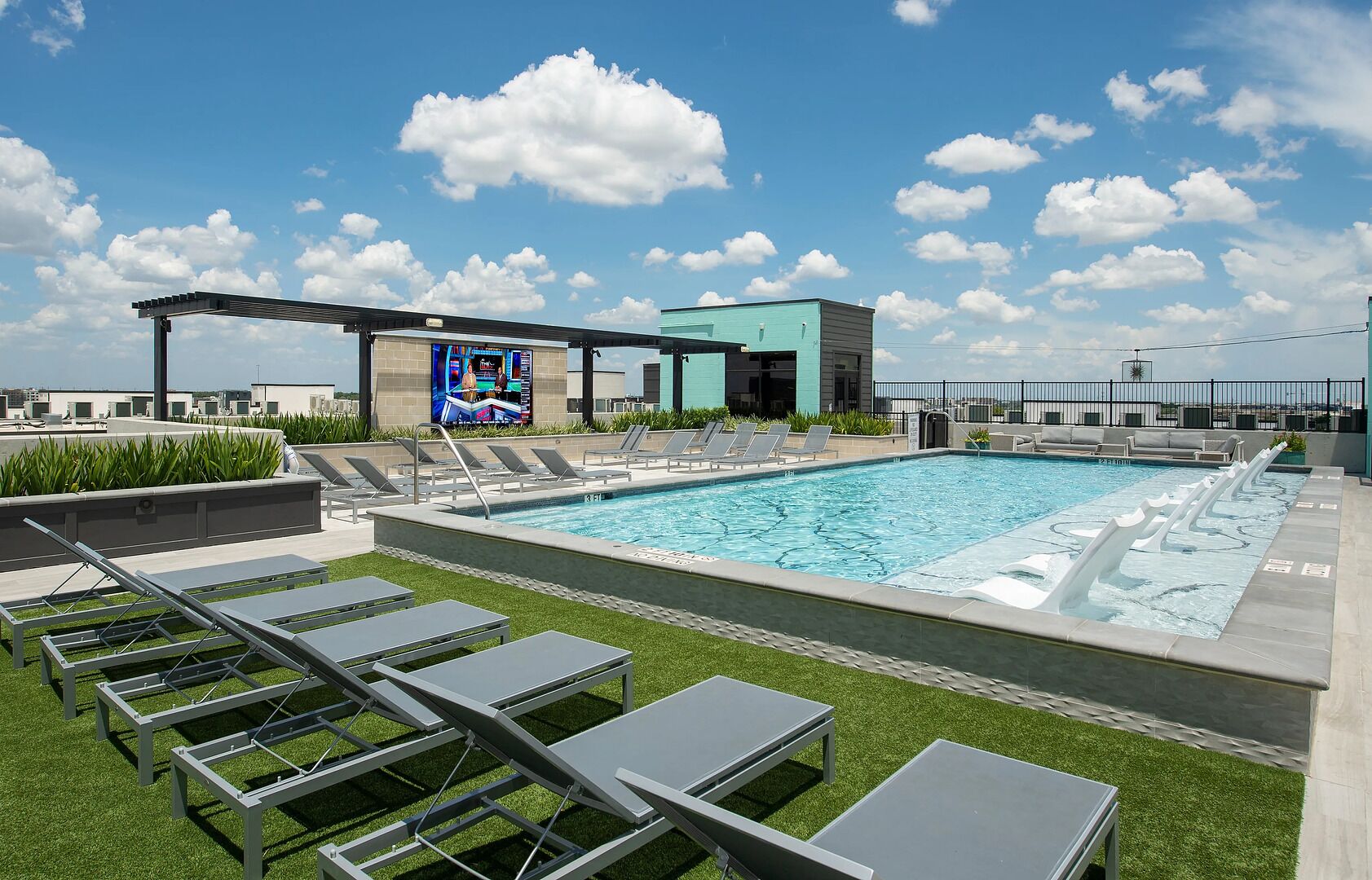 Seasonal outdoor pool