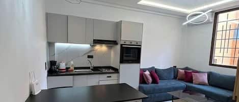 Deluxe-Studio, Stadtblick | Wohnbereich
