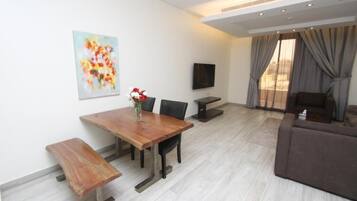 Presidential-suite - balkon - byudsigt | Spiseområde