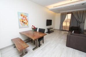 Presidential-suite - balkon - byudsigt | Spiseområde