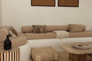 Living area - Villa Camelia - Breakfast and Heated Pool (Marrakech)