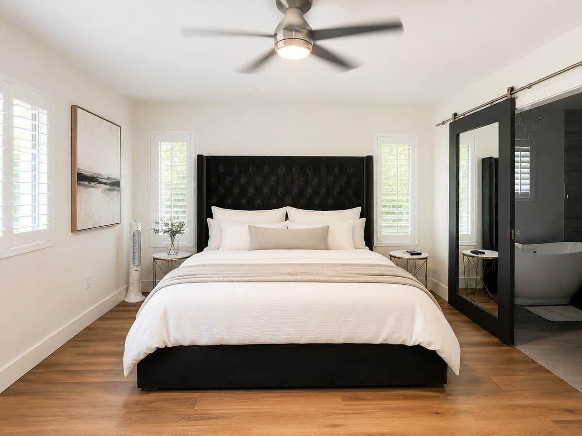 3 habitaciones, escritorio, tabla de planchar con plancha y wifi gratis 