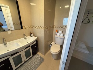 Shower, bidet, towels, soap - Beautiful Oasis Private Pool 20 mins to the World Cup (Plantation)