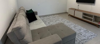 Cozy house with 2 air-conditioned bedrooms.