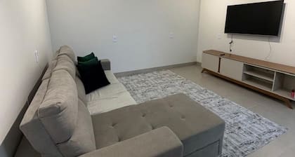 Cozy house with 2 air-conditioned bedrooms.