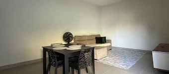 Cozy house with 2 air-conditioned bedrooms.
