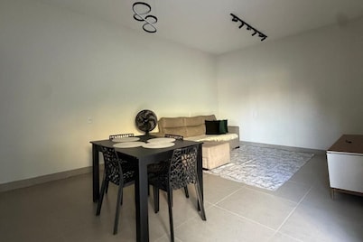Cozy house with 2 air-conditioned bedrooms.