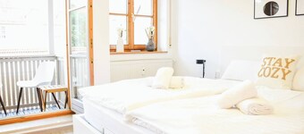 Central Kempten | 2 guests • Balcony • Quiet