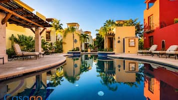 Indoor pool, outdoor pool