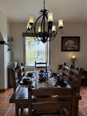 Ferienhaus, Mehrere Betten, Poolzugang, Bergblick (Casa Patricia) | Speisen