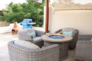 House, Multiple Beds, Patio, Mountain View (Casa Bahama) | Terrace/patio - Less Than 5 Minutes From the Beach and Community Pool! ( Col. Nopolo Loreto)