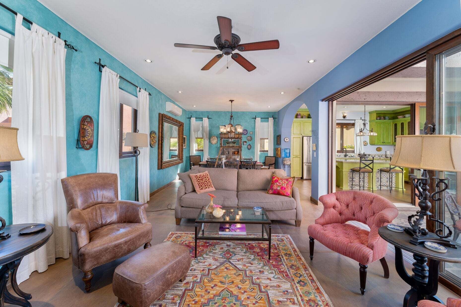House, Multiple Beds, Pool Access, Ocean View (Casa de Piedra 2 Bedrooms) | Living area