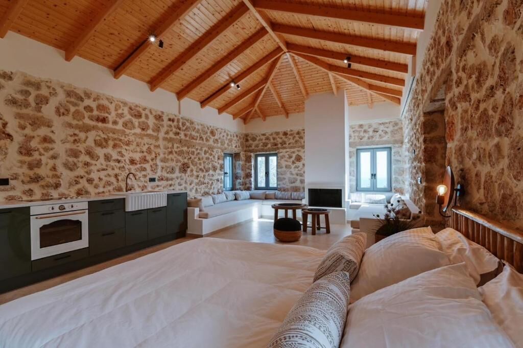 Villa de lujo, vista al mar | Caja de seguridad en la habitación y tabla de planchar con plancha 