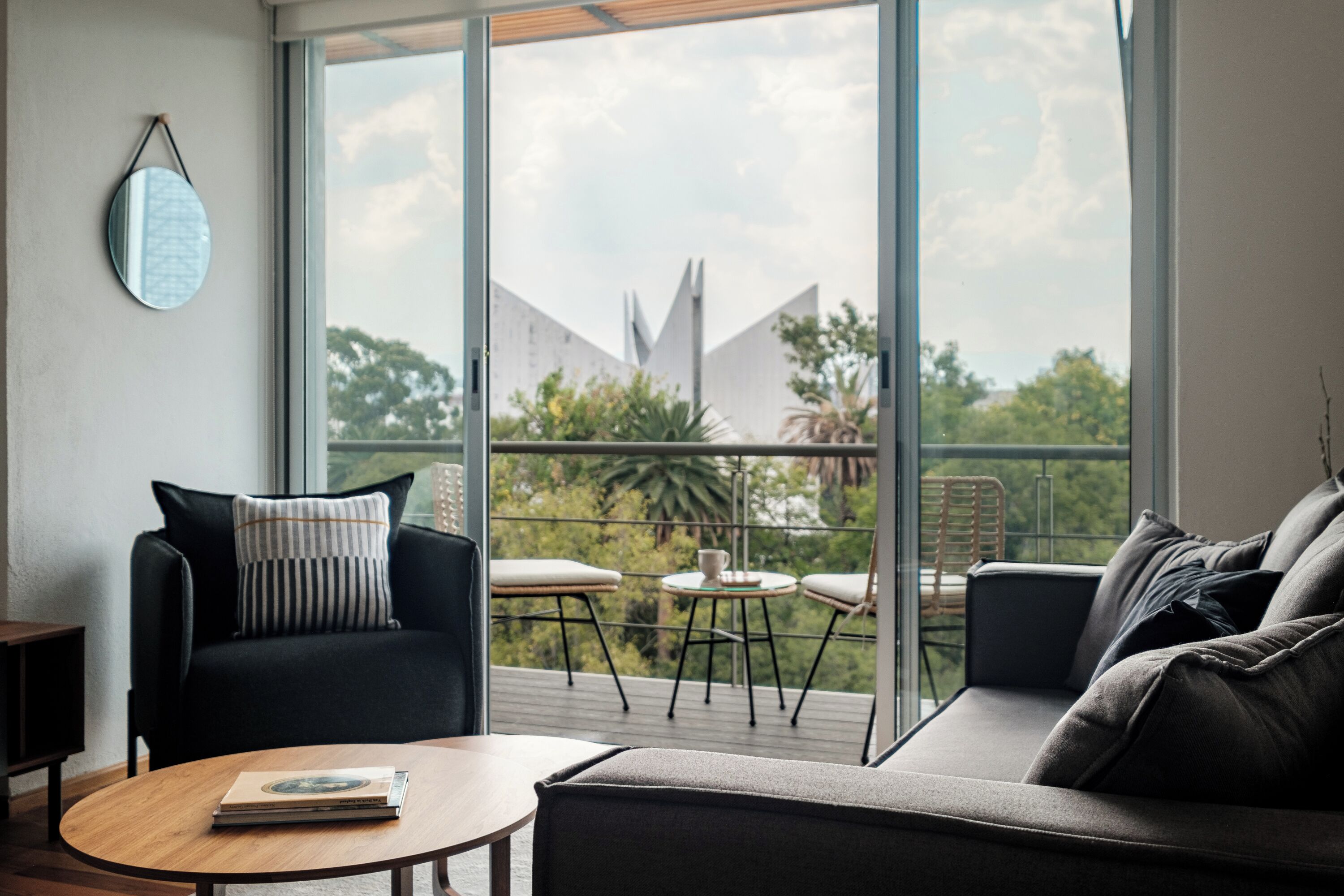 Deluxe Apartment, Balcony | Living area