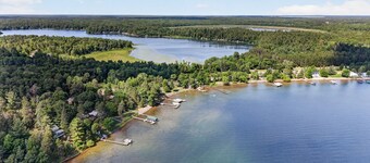 Northwoods Lake Cabin with Beautiful lake views