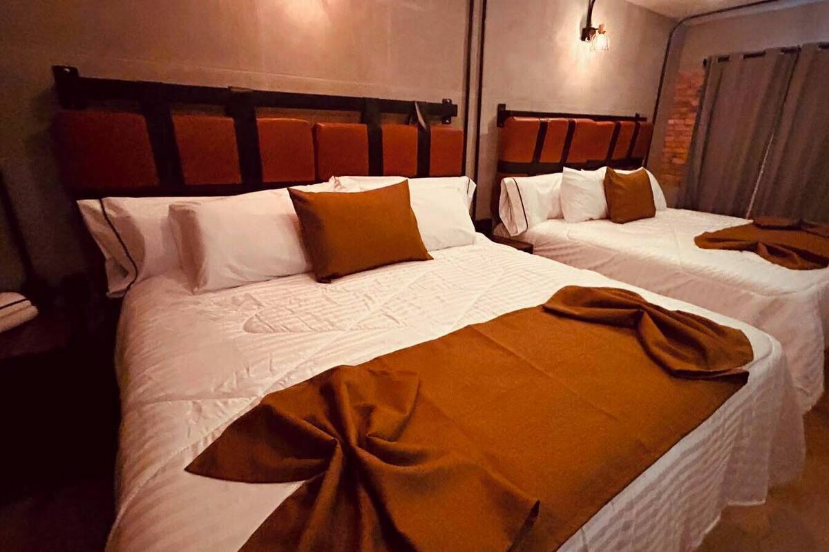 Family Double Room | In-room safe, desk, laptop workspace, blackout drapes
