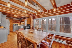 Dining - Lake View ~ Authentic Log Cabin ~ Spruce Lodge (Albrightsville)