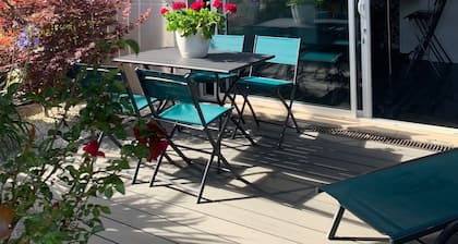 Proche de la forêt, des plages de Seignosse, des golfs,e joli T1 au calme