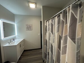 Shower, towels, toilet paper - 3-Bedroom Cabin for rest & retreat (Gladwin)