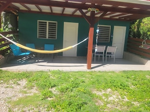 Terrace/patio - Koko Vacation Rental with a View of the Garden (Sainte anne)