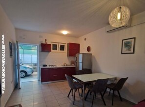 Fridge, stovetop, cookware/dishes/utensils - Two bedroom apartment (Rogoznica)