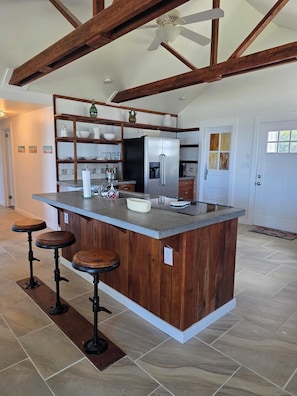 Private kitchen - Saltwater Serenity Waterfront Cottage (Deal Island Historic District)