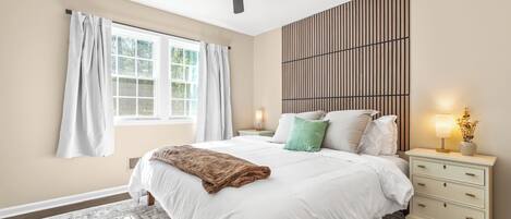 5 chambres, fer et planche à repasser, lit parapluie, Wi-Fi gratuit