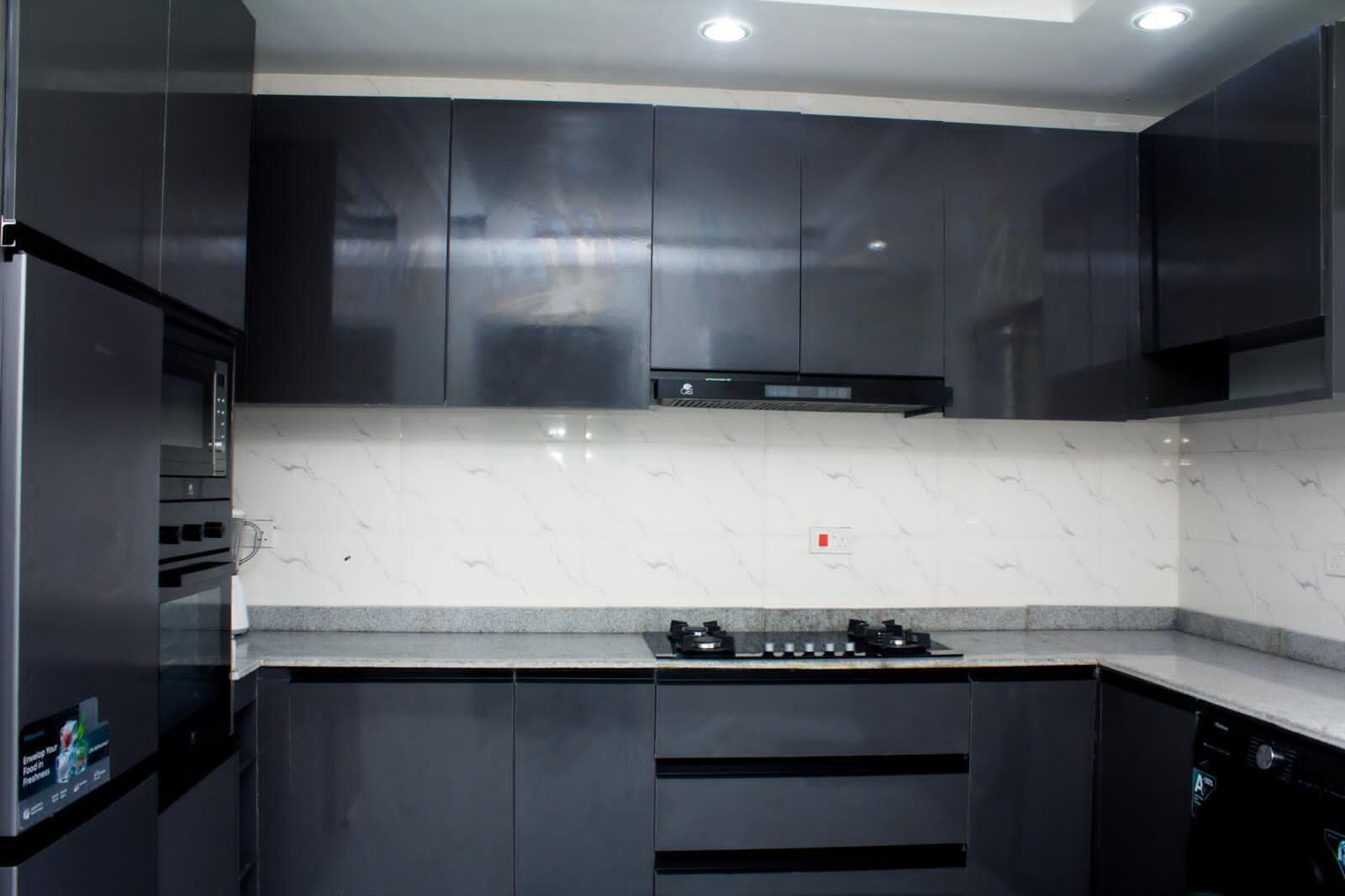 Deluxe Apartment, Balcony, City View | Private kitchen