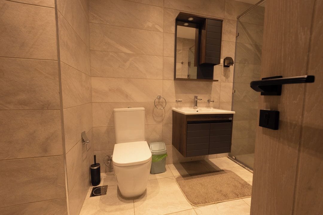 Luxury Apartment, 1 Bedroom, Non Smoking, City View | Bathroom | Shower, towels, soap, toilet paper