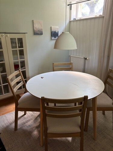 Apartment downstairs in my house. Short walking distance to commuter train.