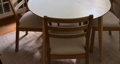 Apartment downstairs in my house. Short walking distance to commuter train.