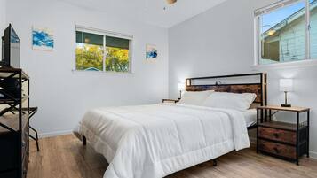 Desk, iron/ironing board, travel crib, WiFi