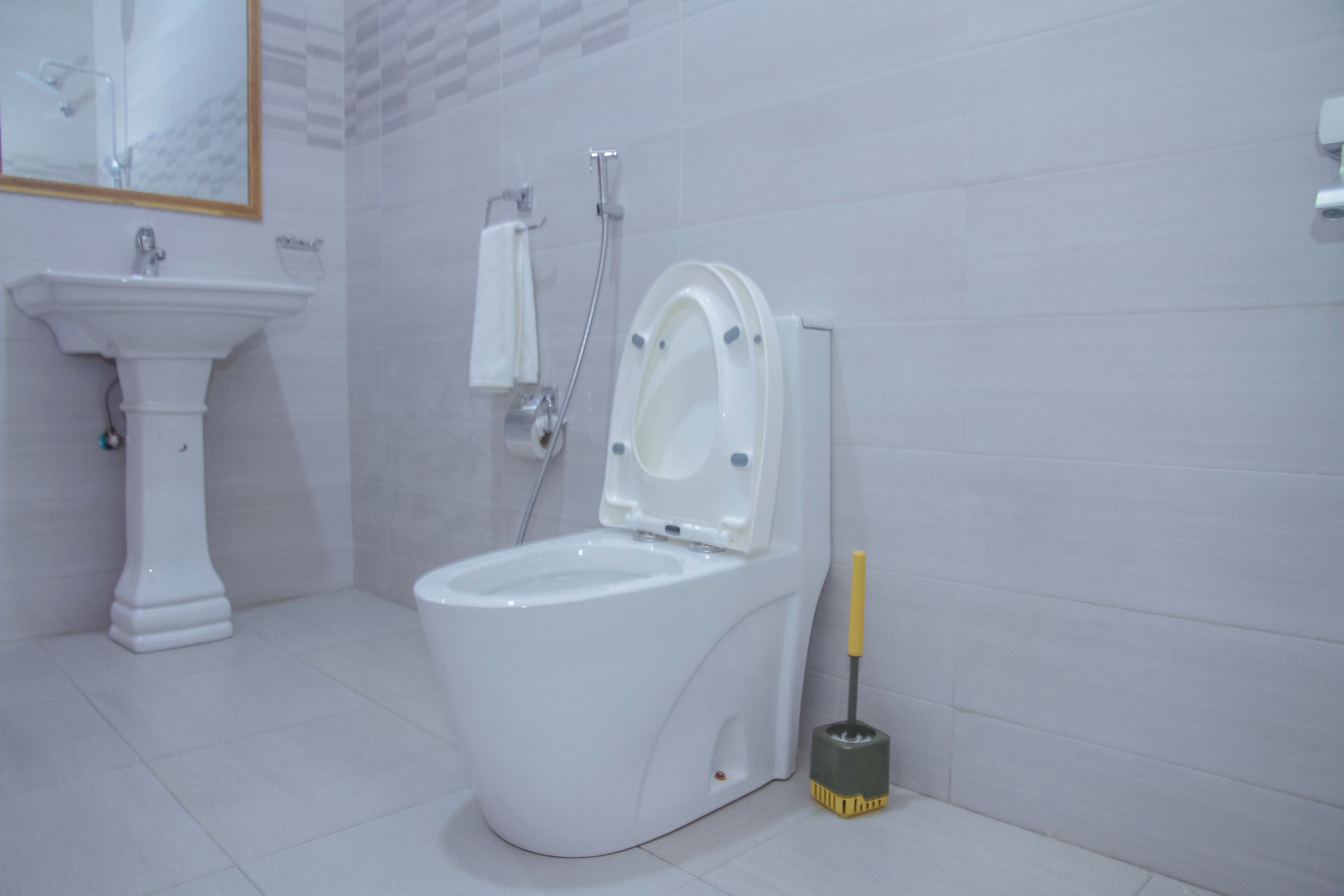 Deluxe Double Room, Balcony, City View | Raised toilet seat