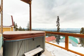 Chalet, Mountain View | Private spa tub - Arolla Chalet by Okanagan Premier (Beaverdell)
