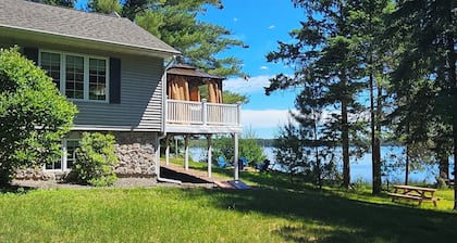 Waterfront house on Lake Nancy, WI. Explore the absolute best of the Northwoods.
