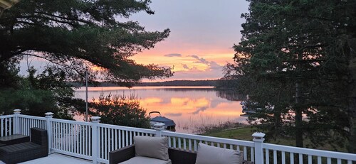 Waterfront house on Lake Nancy, WI. Explore the absolute best of the Northwoods.