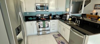 Big Waterfront House! Fishing Dock, Arcade, Garage Parking, Walk to Beach!